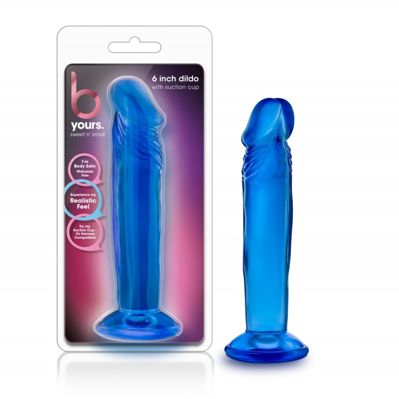 B Yours Sweet n Small 6'' Dildo - Blue